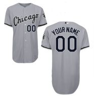 Chicago White Sox Authentic Style Personalized Road Gray Jersey