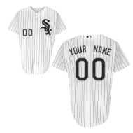 Chicago White Sox Authentic Style Personalized Home Pinstriped Jersey