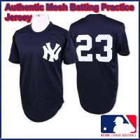 NY Yankees Authentic Style Vintage Mesh Batting Jersey #23 Don Mattingly
