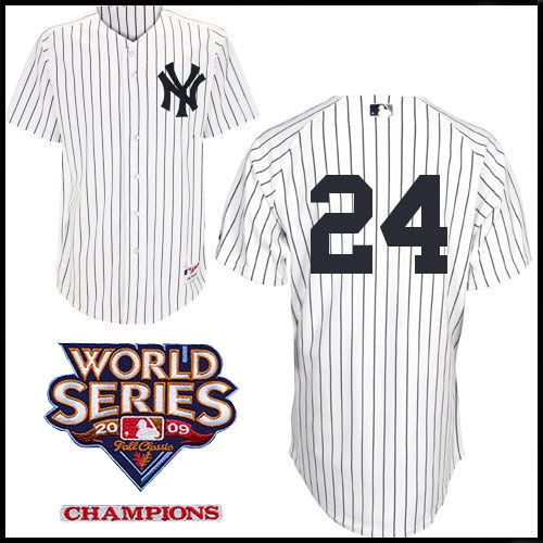 New York Yankees Authentic Style Home Pinstripe Jersey Robinson Cano #24