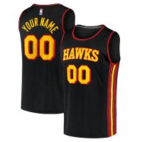 Atlanta Hawks Authentic Style Alt Black T21 NBA Basketball Jersey 