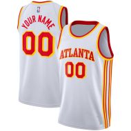 Atlanta Hawks Authentic Style Home T21 NBA Basketball Jersey White