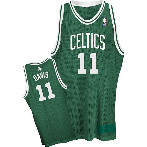 Boston Celtics Authentic Style Road Jersey Green #11 Glen Davis