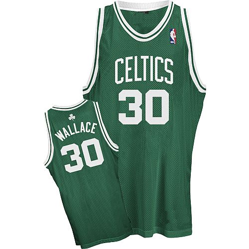 Boston Celtics Authentic Style Road Jersey Green #30 Rasheed Wallace