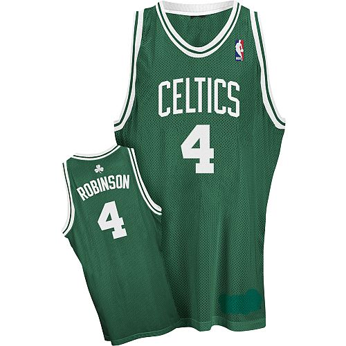 Boston Celtics Authentic Style Road Jersey Green #4 Nate Robinson