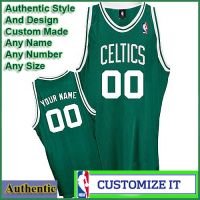 Boston Celtics  Authentic Style Road NBA Basketball Jersey Green