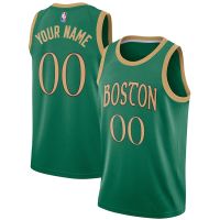 Boston Celtics  Authentic Style City  Green T21 NBA Basketball Jersey 