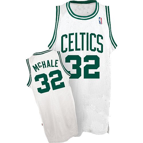 Boston Celtics Authentic Style Classic Home White Jersey #32 Kevin McHale
