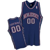 New Jersey Nets Custom Authentic Style Alt Jersey Blue