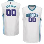 Charlotte Hornets Custom Authentic Style Home Jersey White