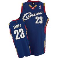 Cleveland Cavaliers Authentic Style Alt Jersey Blue #23 LeBron James