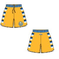 Mens Denver Nuggets Alt Gold  Authentic Style On-Court Shorts