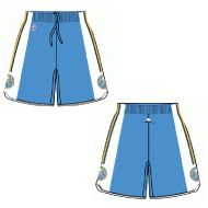 Mens Denver Nuggets Road Blue  Authentic Style On-Court Shorts