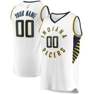 Indiana Pacers Custom Authentic Style T22 Home Jersey White