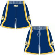 Mens Indiana Pacers Road Blue Authentic Style On-Court Shorts