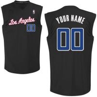 Los Angeles Clippers Fashion Authentic Style Black Jersey