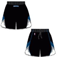 Mens Minnesota Timberwolves Alt Black Authentic Style On-Court Shorts