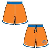 Mens New York Knicks Alt Orange Authentic Style On-Court Shorts