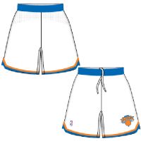 Mens New York Knicks Home White Authentic Style On-Court Shorts