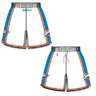 Mens Oklahoma City Home White Authentic Style On-Court Shorts
