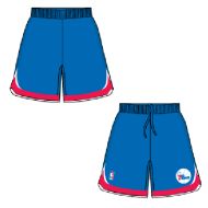 Mens Philadelphia 76ers Alt Blue Authentic Style On-Court Shorts
