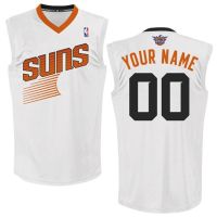 Phoenix Suns Custom Authentic Style Home Jersey White