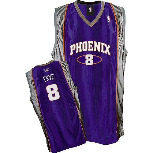 Phoenix Suns Authentic Style Road Jersey Purple #8 Channing Frye