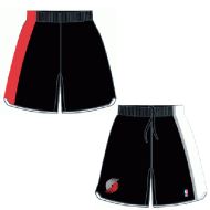 Mens Portland Trail Blazers Road Black Authentic Style On-Court Shorts