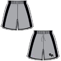 Mens San Antonio Spurs Alt Gray Authentic Style On-Court Shorts