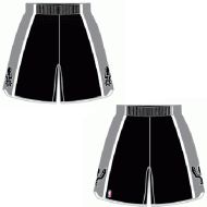 Mens San Antonio Spurs Road Black  Authentic Style On-Court Shorts
