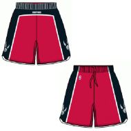 Mens Toronto Raptors Road Red Authentic Style On-Court Shorts