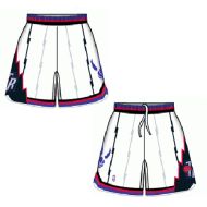 Mens Toronto Raptors Throwback White Authentic Style On-Court Shorts