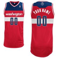 Washington Wizards Red Custom Authentic Style Road Jersey