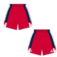 Mens Washington Wizards Road Red Authentic Style On-Court Shorts
