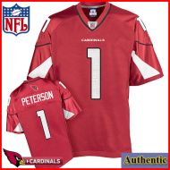 Arizona Cardinals NFL Authentic Red Football Jersey #1 Peterson