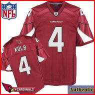 Arizona Cardinals NFL Authentic Red Football Jersey #4 Kevin Kolb