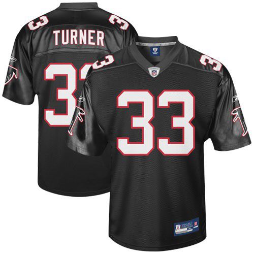 Atlanta Falcons NFL Black Football Jersey #33 Michael Turner