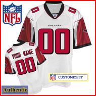 Atlanta Falcons RBK Style  Authentic White Jersey (Pick A Player)