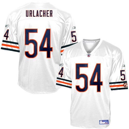 Chicago Bears NFL White Football Jersey #54 Brian Urlacher