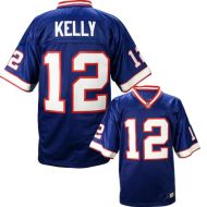 Buffalo Bills  NFL Throwback Football Jersey Royal Blue #12 Jim Kelly