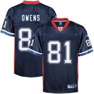Buffalo Bills NFL Navy Blue Football Jersey #81 Terrell Owens