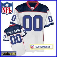 Buffalo Bills RBK Style Authentic White Jersey (Pick A Player)