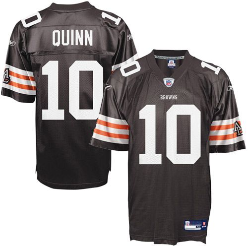 Cleveland Browns NFL Black Football Jersey #10 Brady Quinn