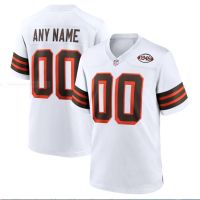  Cleveland Browns Nike Elite Style White 1946 Collection Alt Custom Jersey