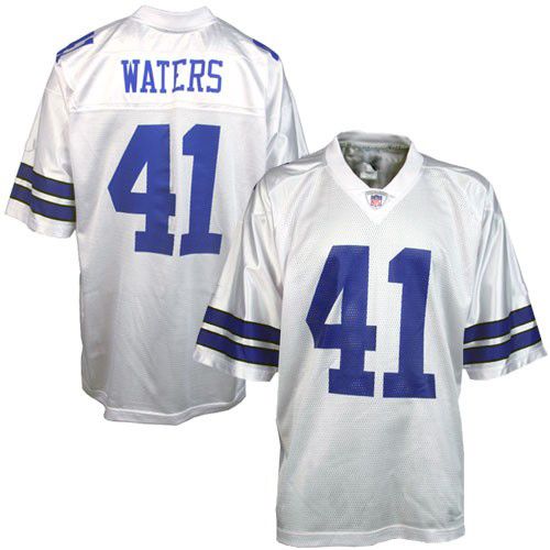 Dallas Cowboys NFL Legends White  Football Jersey #41 Charlie Waters