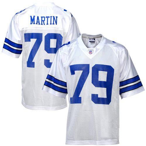Dallas Cowboys NFL Legends White  Football Jersey #79 Harvey Martin
