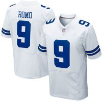 Dallas Cowboys Nike Elite Style Away White Jersey 9 Tony Romo