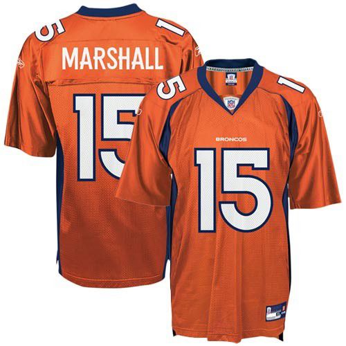 Denver Broncos NFL Orange Alt Football Jersey #15 Brandon Marshall
