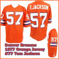 Denver Broncos 1977 NFL Dark Orange Jersey #57 Tom Jackson