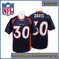 Denver Broncos Authentic Style Throwback Blue Jersey #30 Terrell Davis